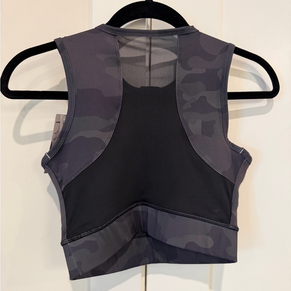 Earth Republic Sports Bra The Axelle in Black Camouflage Size‎ Small NWT's - Picture 6 of 10
